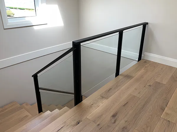 Custom Glass Framed Railing