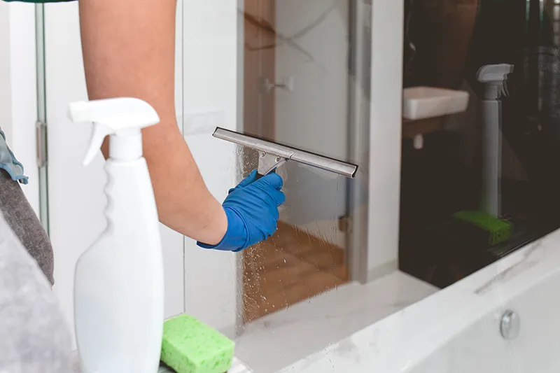Cleaning Glass Shower Door